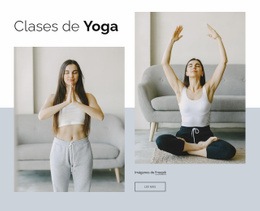 Maqueta De Sitio Web Gratuita Para Clases De Yoga Online