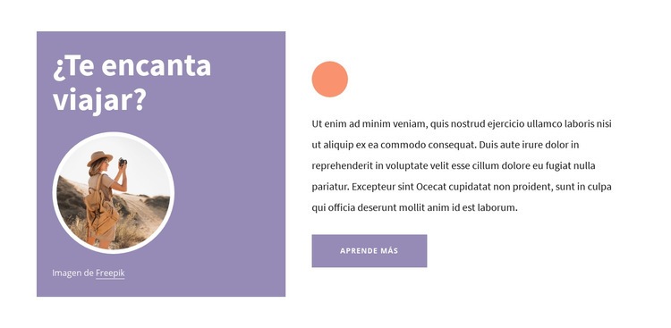 Consejos de viaje Plantilla HTML5