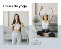 Cours De Yoga En Ligne - Modèles De Sites Web