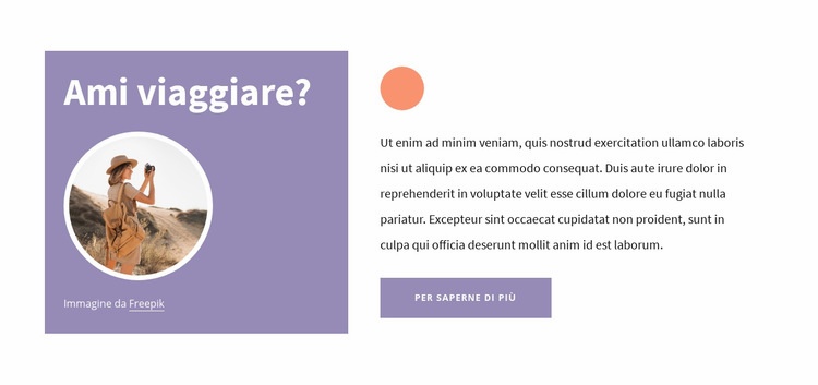 Consigli per il viaggio Progettazione di siti web