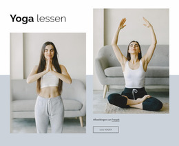 Yogalessen Online - Gratis Joomla-Websitesjabloon