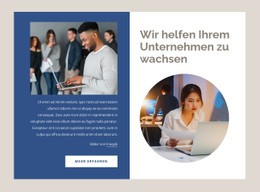 Premium-HTML5-Vorlage Für Unternehmen Beim Wachstum Unterstützen