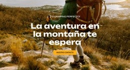 La Aventura En La Montaña Te Espera - Professional HTML Website Builder