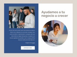 Ayudando A Las Empresas A Crecer - HTML Web Page Builder