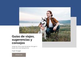 Guías Y Consejos De Viaje Sitio Web De Una Sola Página