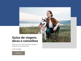 Guias De Viagem E Conselhos - Download Gratuito Do Modelo De Site