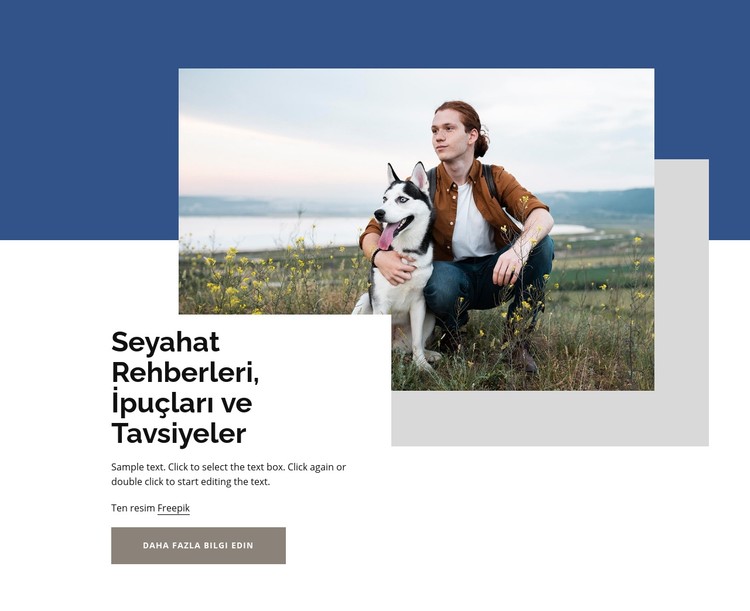 Seyahat rehberleri ve tavsiyeler CSS Şablonu