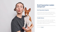 Evcil Hayvanları Seviyoruz - Temel HTML Şablonu
