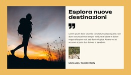 Viaggio Alla Scoperta - Modello Joomla Personalizzato