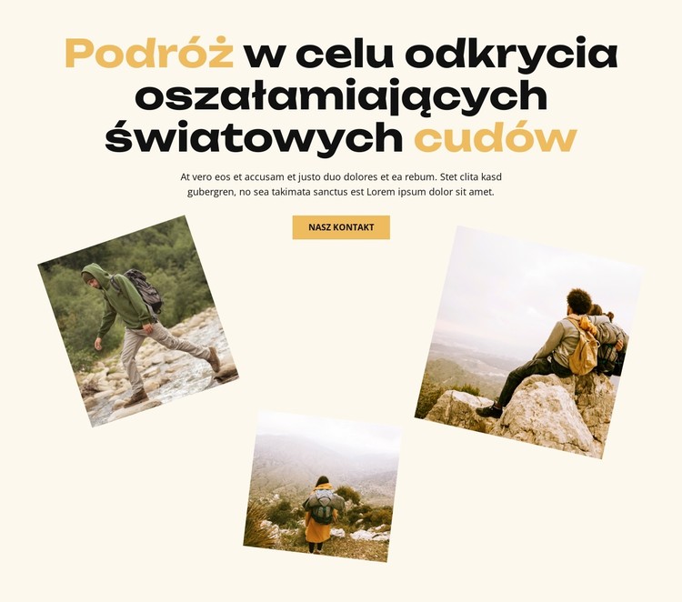 Odkryj wolność Szablon CSS