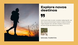 Journey To Discover - Modelo Joomla Personalizado