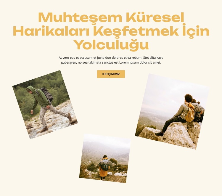 Özgürlüğü Keşfedin HTML Şablonu