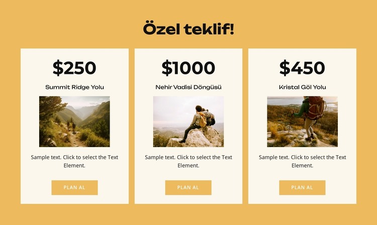 Dağ patikaları HTML Şablonu