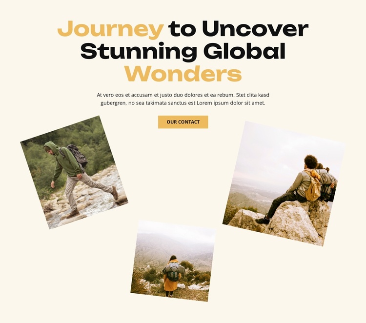 Discover Freedom Landing Page