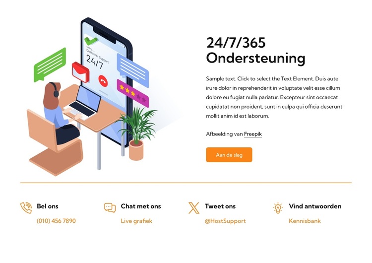 Welkom bij onze ondersteuning WordPress-thema