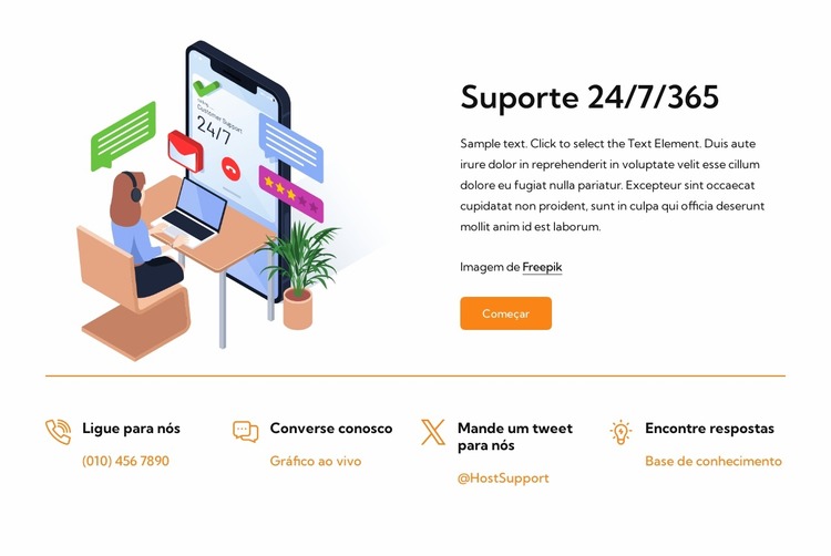 Bem-vindo ao nosso suporte Template Joomla