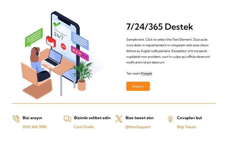 Desteğimize hoş geldiniz CSS Şablonu