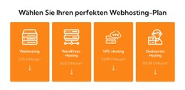 Webhosting-Plan CSS-Rastervorlage