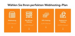 Webhosting-Plan - HTML-Vorlagencode