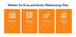 Webhosting-Plan - Kostenlos Herunterladbare Joomla-Vorlage