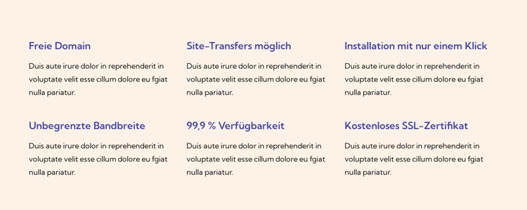 Hosting-Dienstleistungen Joomla Vorlage