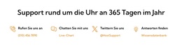 Unser 24/7-Supportservice