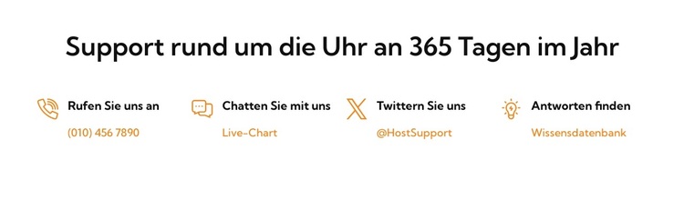 Unser 24/7-Supportservice WordPress-Theme