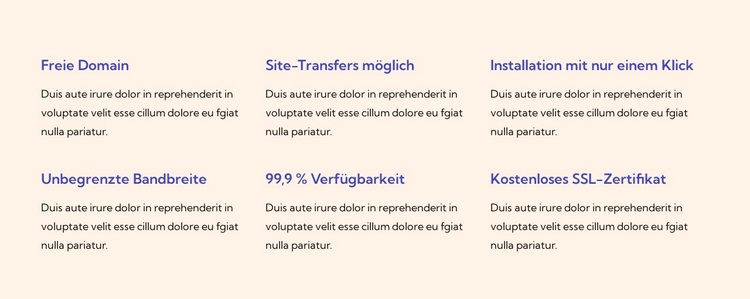 Hosting-Dienstleistungen WordPress-Theme