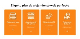 Plan De Alojamiento Web: Código De Plantilla HTML