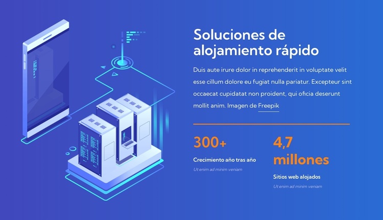 Soluciones de alojamiento rápido Tema de WordPress