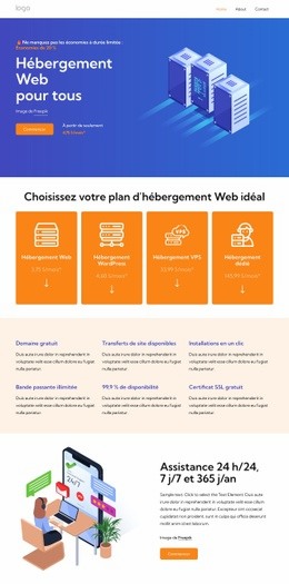 Services D'Hébergement Web – Conçu Par Des Professionnels