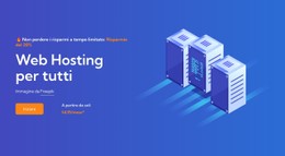 Web Hosting Per Tutti Modello Di Sito Web CSS Gratuito