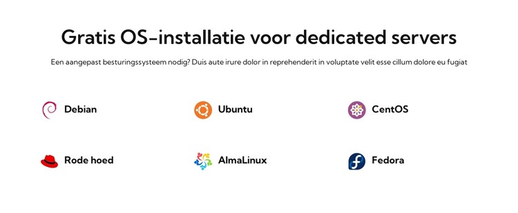 Gratis OS-installatie CSS-sjabloon