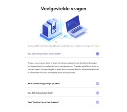 Veelgestelde Vragen Over Webhosting - Gratis Sjabloon