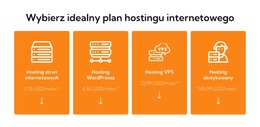 Plan Hostingu Internetowego - Kod Szablonu HTML