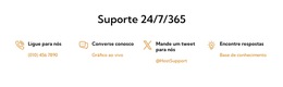 Nosso Serviço De Suporte 24 Horas Por Dia, 7 Dias Por Semana