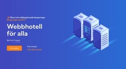 Webbhotell För Alla Gratis CSS-Webbplatsmall