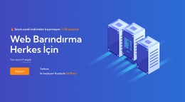 Herkes Için Web Barındırma Ücretsiz CSS Web Sitesi Şablonu