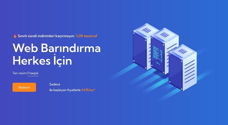 Herkes için web barındırma CSS Şablonu