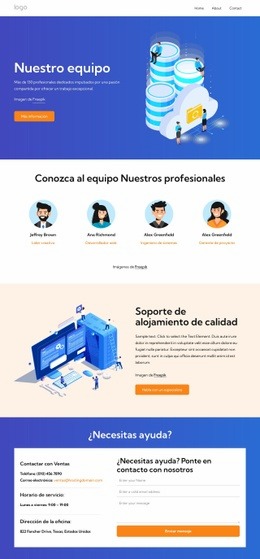 Diseño De Sitio Web Multipropósito Para Soporte De Hosting De Calidad