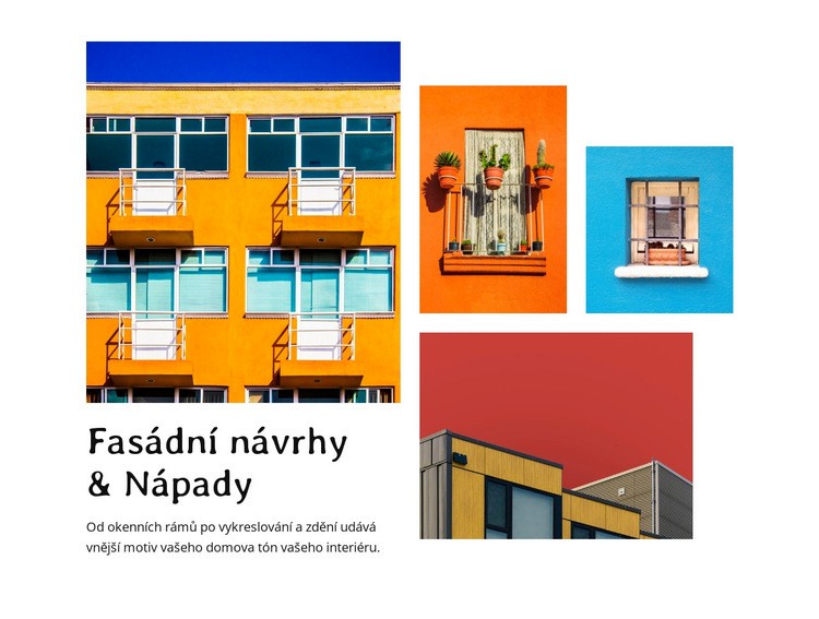 Fasádní design Šablona CSS