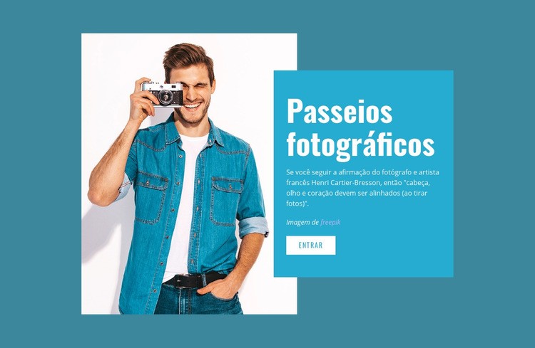  Curso de fotografia Instagram Modelo HTML5