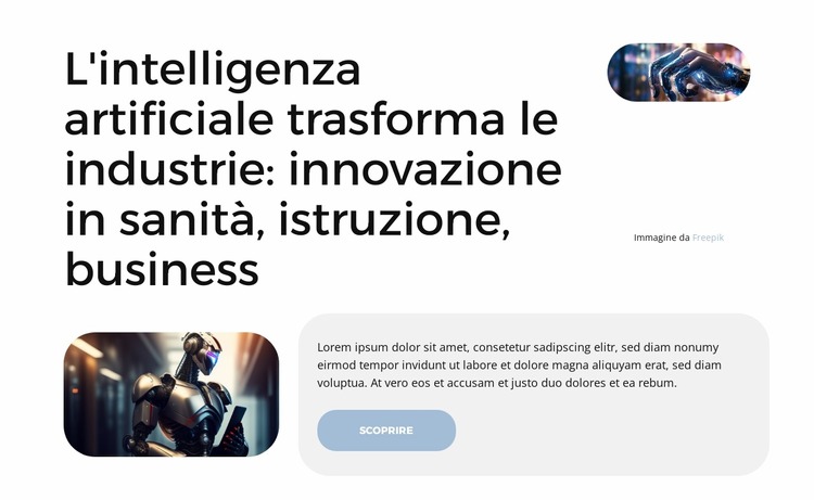 Soluzioni AI pronte per il futuro Modello Joomla