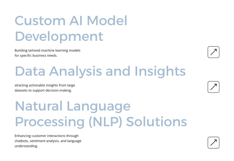 Transforming Data Into One Page Template