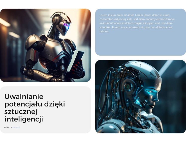Rozwój modelu AI Szablon CSS