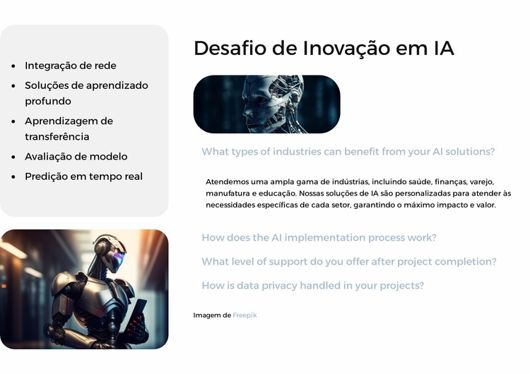 Campeonato de Modelagem Preditiva Template Joomla