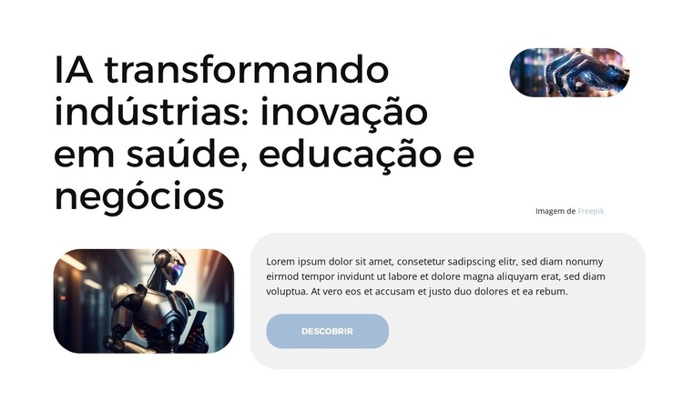 Soluções de IA prontas para o futuro Tema WordPress