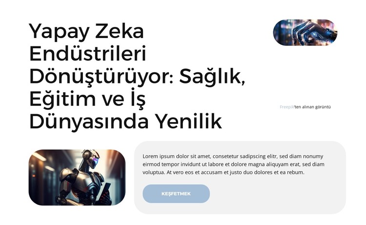 Geleceğe Hazır AI Çözümleri CSS Şablonu