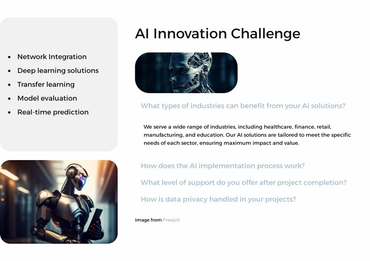 Predictive Modeling Championship Website Mockup