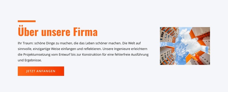 Spezialbau und Planung Landing Page